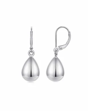 Simple Drop Earrings, Copper Base with Gold Plating