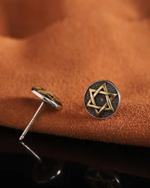 Six-pointed Star Vintage Stud Earrings