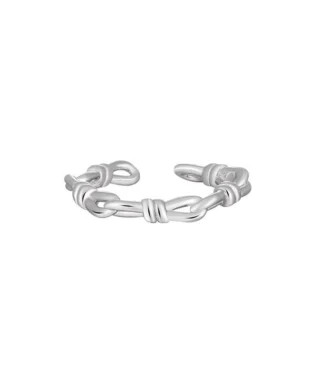 Sterling Silver Openwork Knot Ring