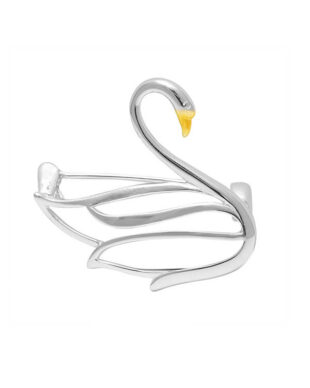 Swan Original Sterling Silver Brooch