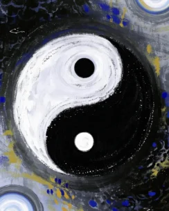 Chinese Tai Chi Perler Bead Pattern – Tai Chi Symbol & Pose Fuse Bead Design