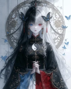 Tai Chi Girl Perler Bead Pattern – Zen Martial Arts Fuse Bead Design 8 images