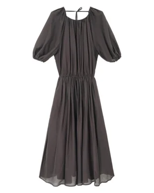 Tencel Backless Dress