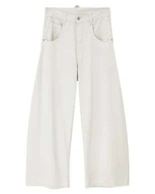 Tencel-Cotton Flared Jeans