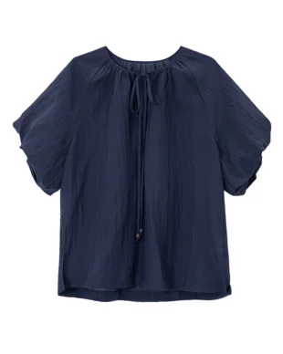Tencel Puff Sleeve Top