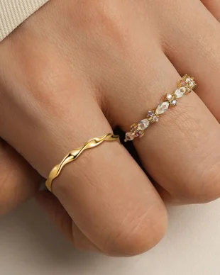 Twisted Sterling Silver S925 Ring