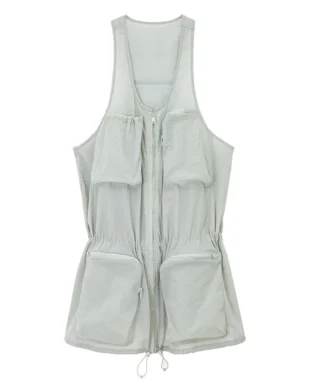 U-neck Workwear Drawstring Vest