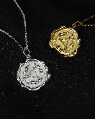 Vintage Bronze-Gold Coin Pendants