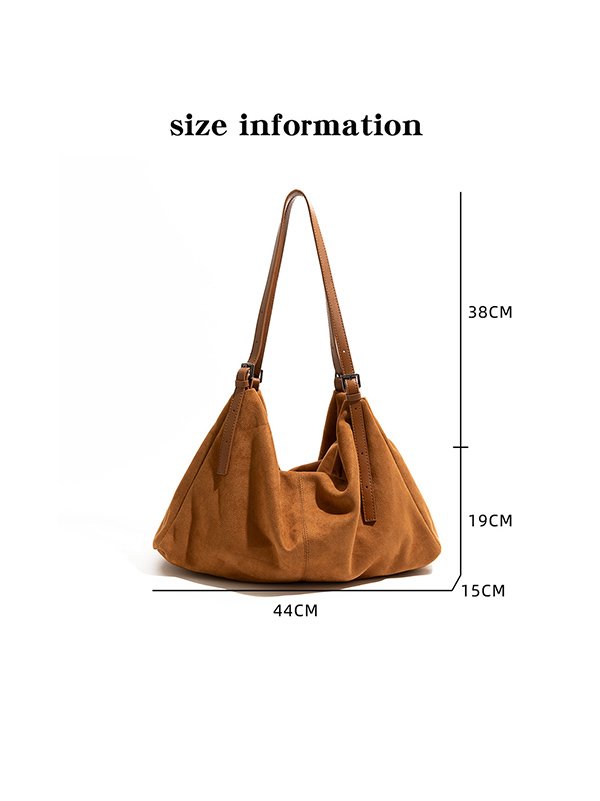 90s Retro Office Tote - Vegan Leather Shoulder Bag with 5 Inner Pockets for Work