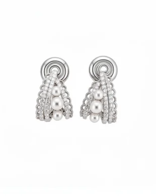 Vintage Royal Pearl Drop Earrings