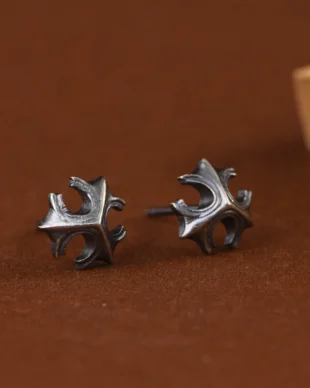 Vintage Sterling Silver Stud Earrings