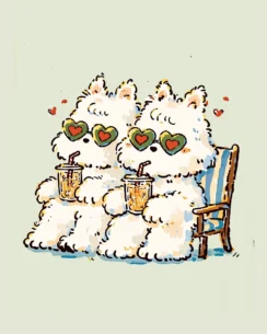 West Highland White Terrier Perler Bead Pattern–Cute Westie Fuse Bead Design(3)