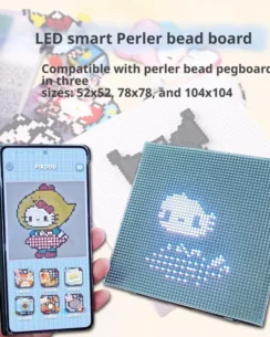 Smart LED display perler bead board electronic control via mobile App hama beads pegboard